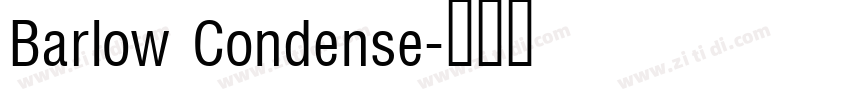 Barlow Condense字体转换